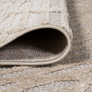 Ararat High-low Pile Moroccan Diamond Modern Indoor/outdoor Area Rug